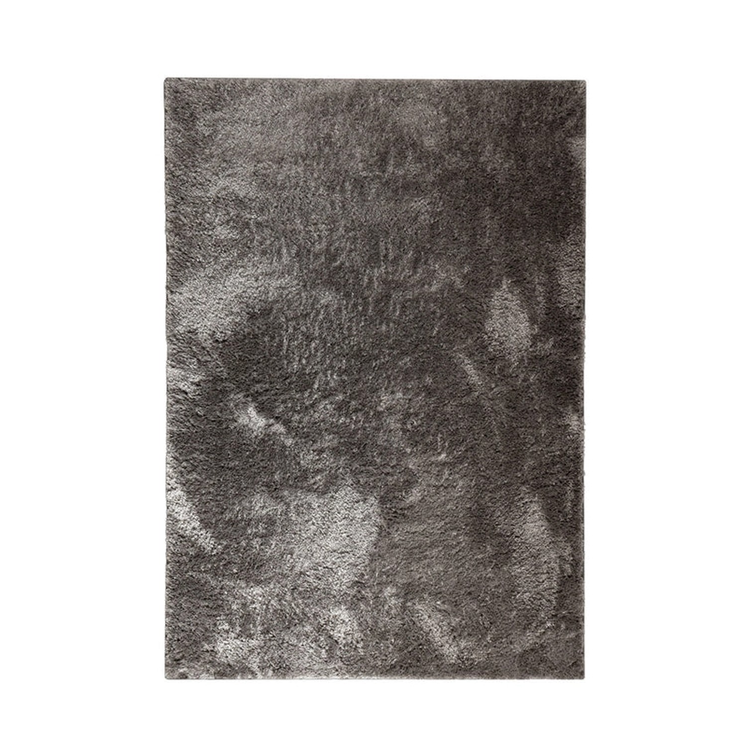 Bild von KARAT Flokati Teppichläufer nach Maß Elite Wohnteppichläufer Dunkelgrau 66 x 400 cm
