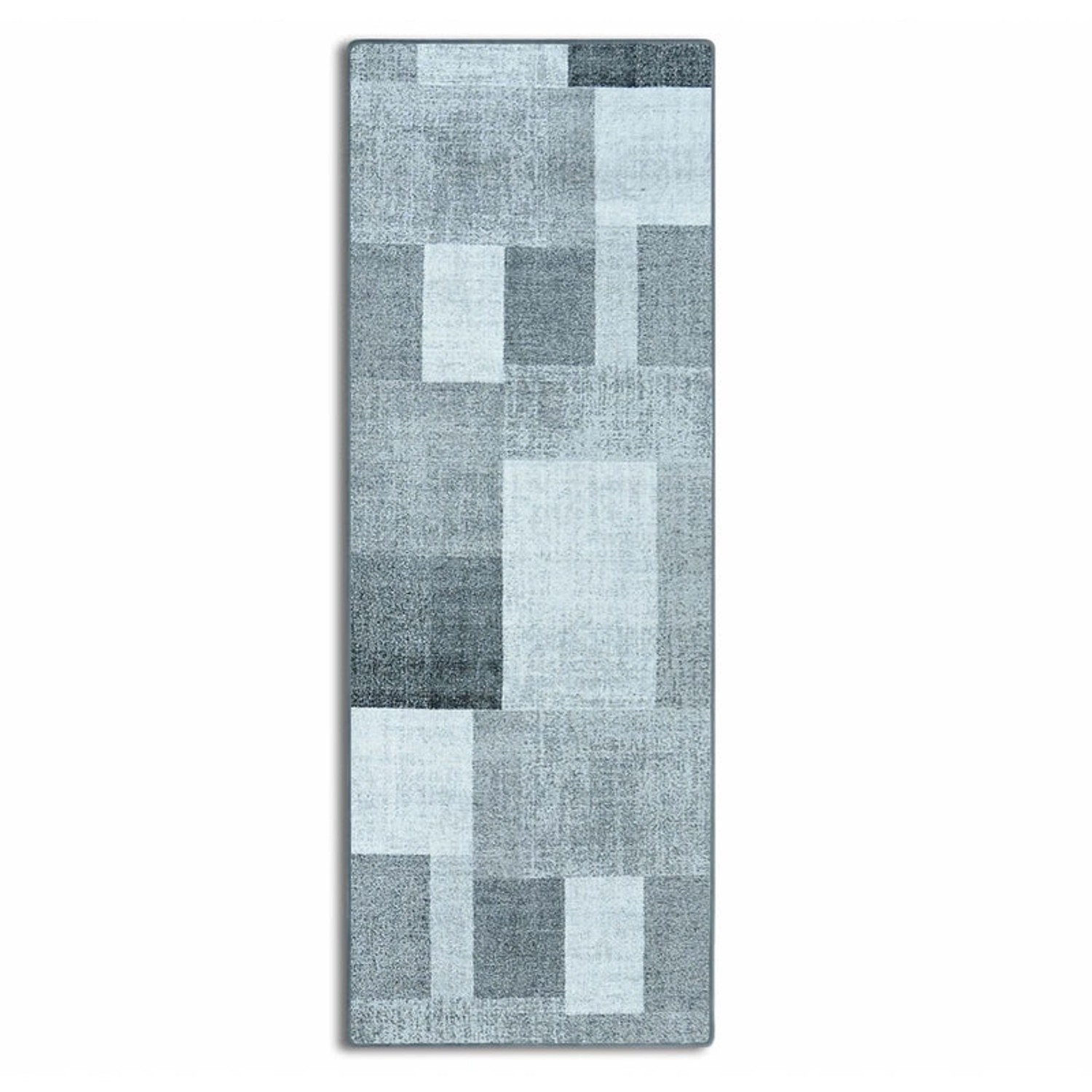 Bild von KARAT Teppichläufer nach Maß Lucano Moderner Wohnteppich Anthrazit 80 x 600 cm