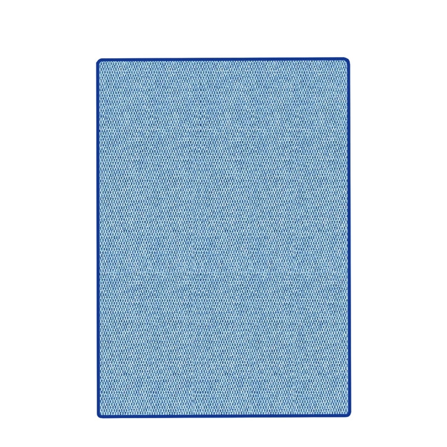 Bild von KARAT Teppichläufer in Sisaloptik Kalkutta nach Maß Blau 66 x 800 cm