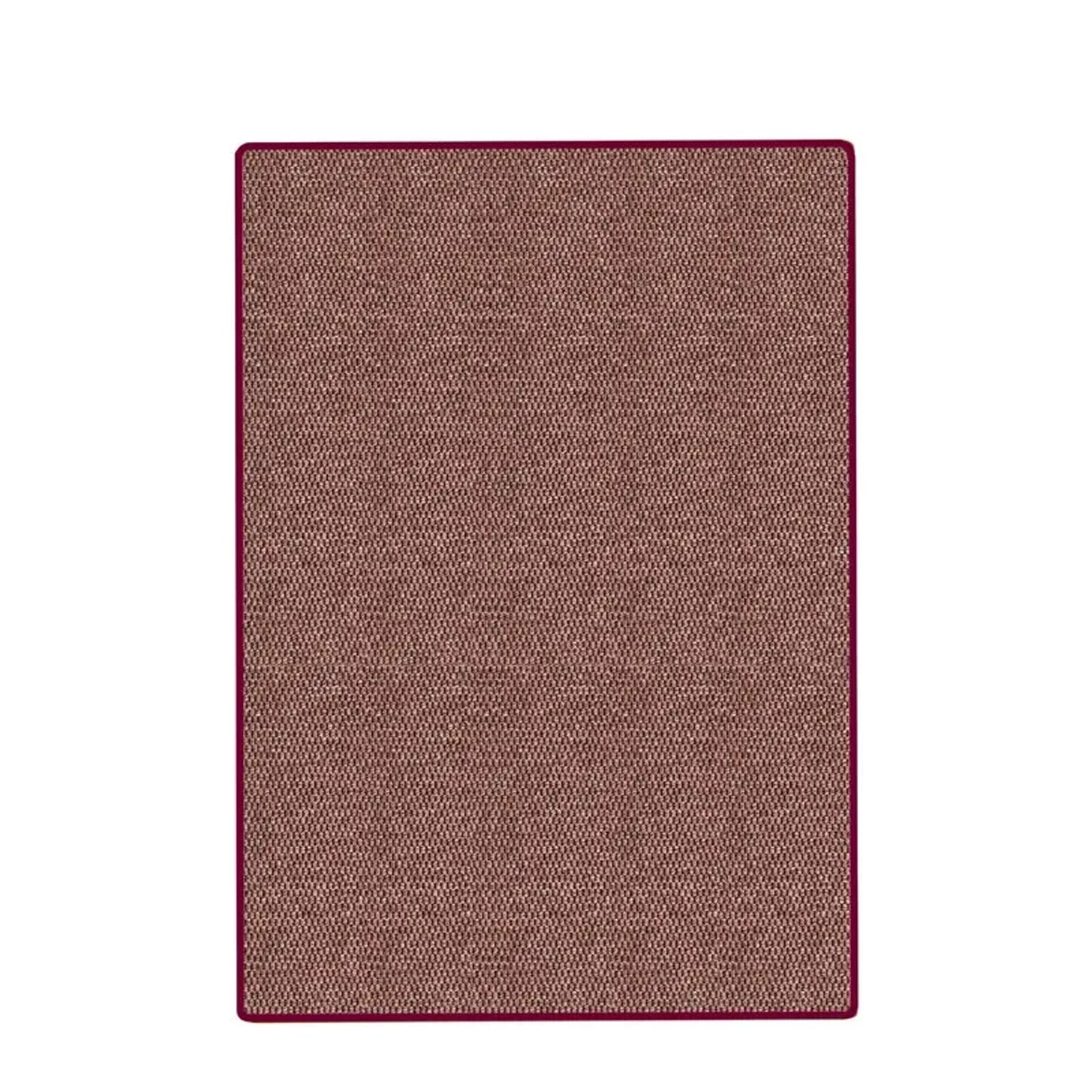 Bild von KARAT Teppich in Sisaloptik Kalkutta nach Maß Rot 200 x 450 cm