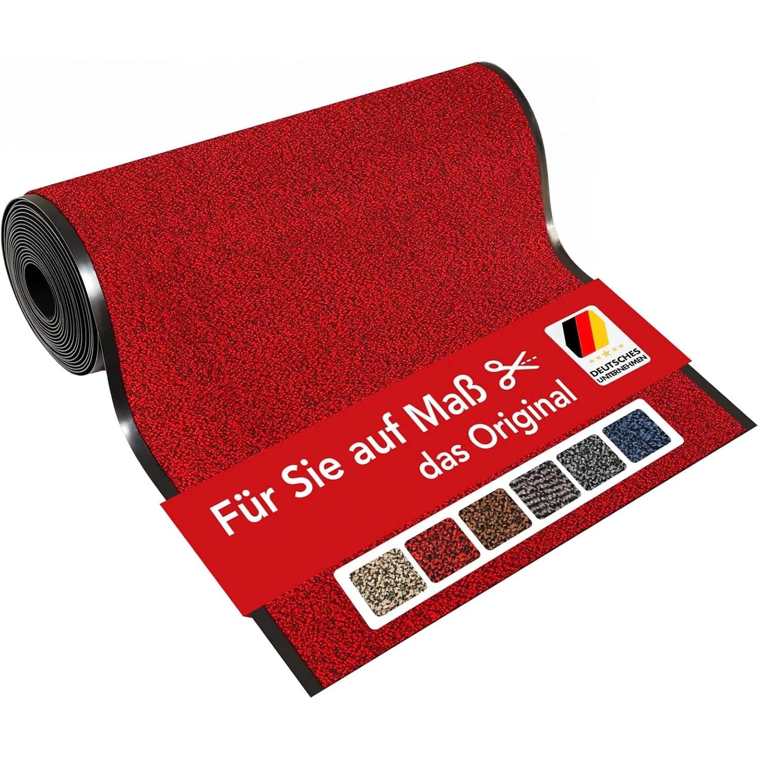 Bild von KARAT Schmutzfangmatte SKY nach Maß Fußmatte Rot 120 x 600 cm