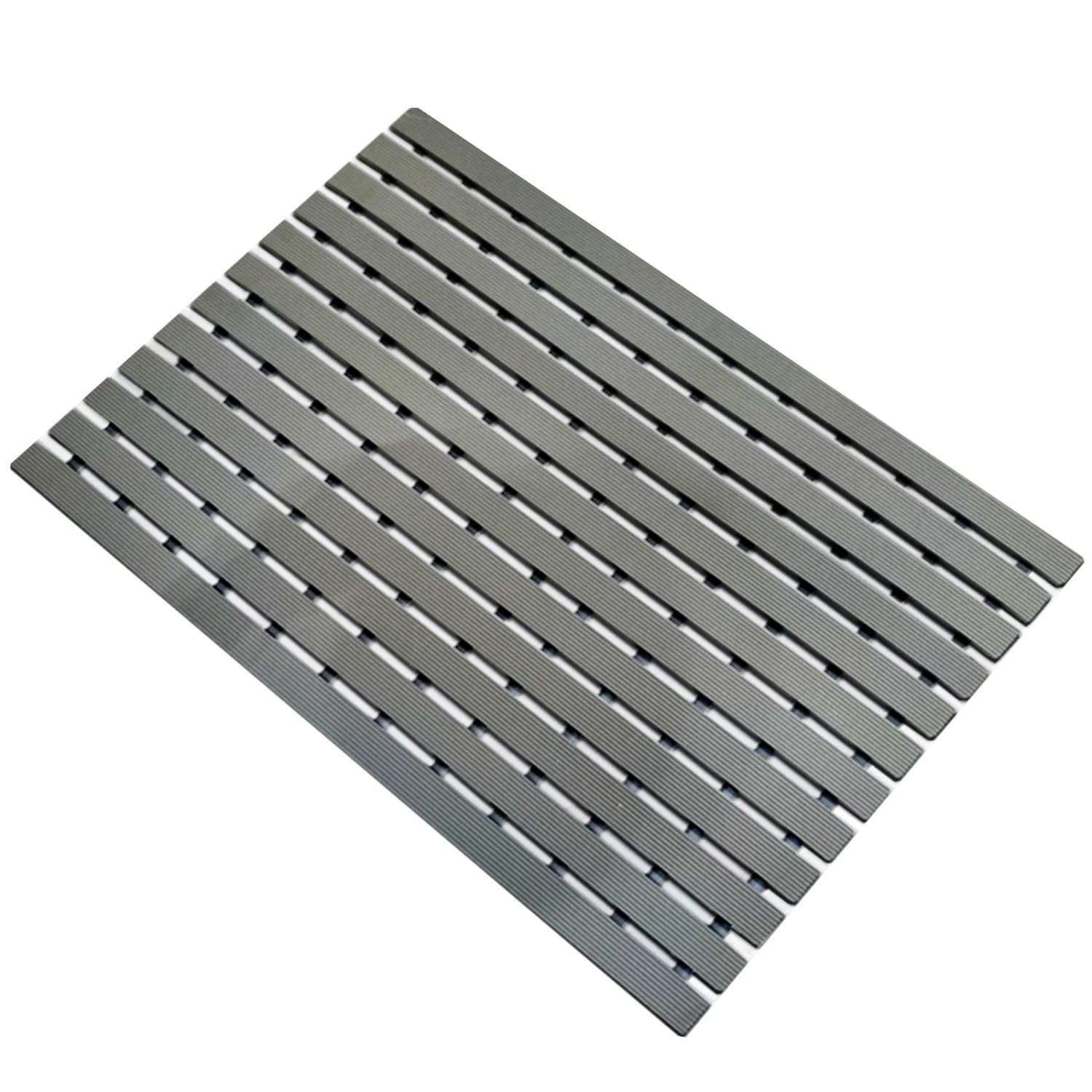 Bild von KARAT Antibakterielle Fußmatte mit Drainagefunktion nach Maß Schwarz 43 x 1400 cm