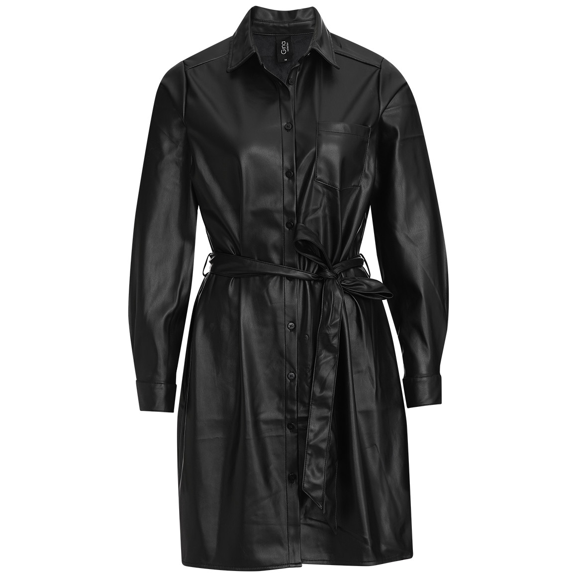 Bild von Damen Kleid aus Lederimitat