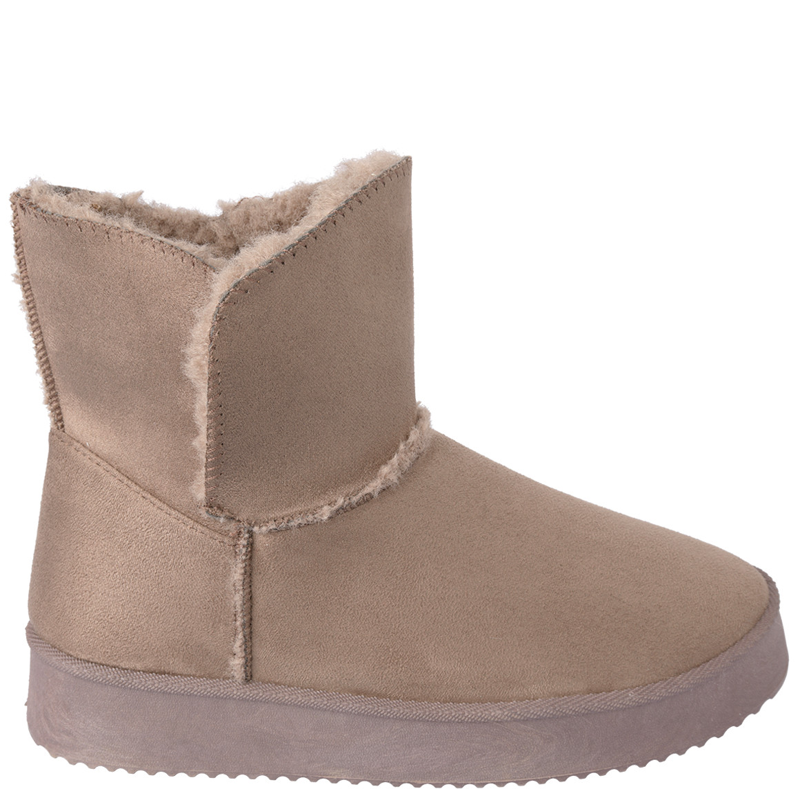 Bild von Damen Winterstiefel in Wildleder-Optik