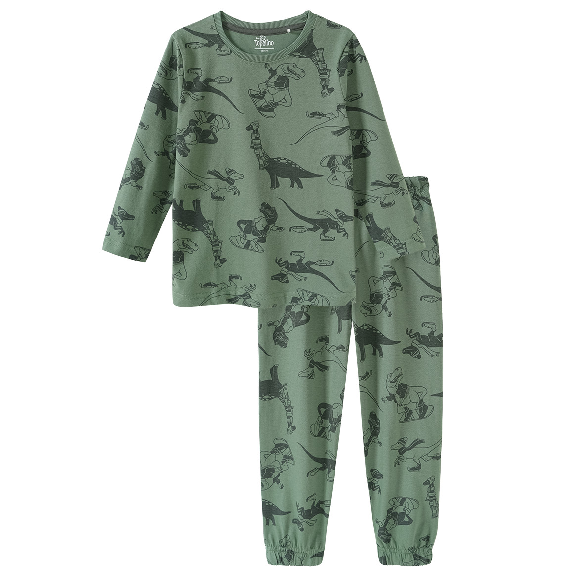Bild von Jungen Schlafanzug mit Dino-Motiven