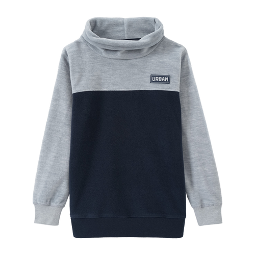 Bild von Jungen Fleeceshirt mit Farbteiler - Bequemer Modebegleiter für Kühle Tage
