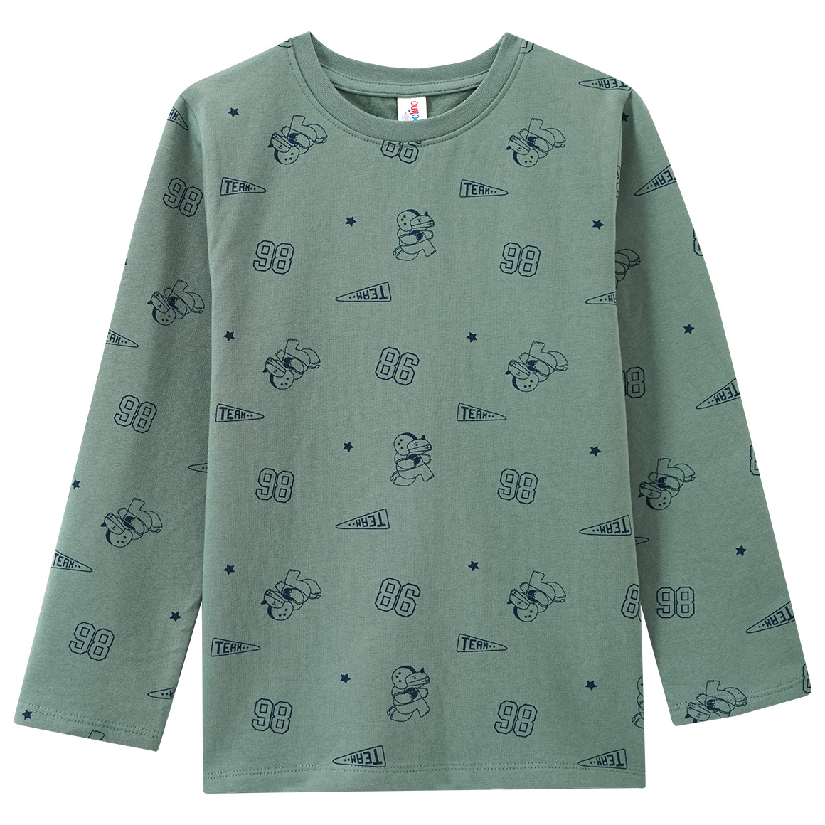Bild von Jungen Langarmshirt mit Football-Print