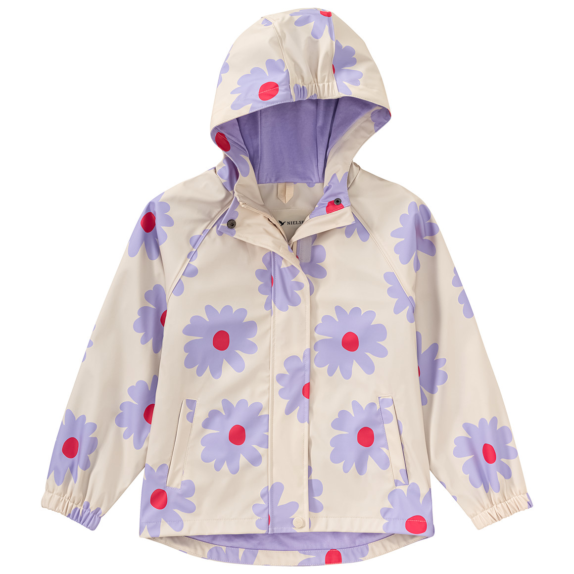 Bild von Mädchen Regenjacke mit Blumen-Allover