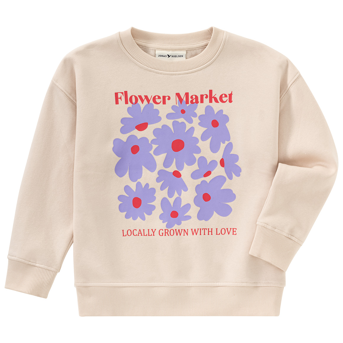 Bild von Mädchen Sweatshirt mit Blumen-Print