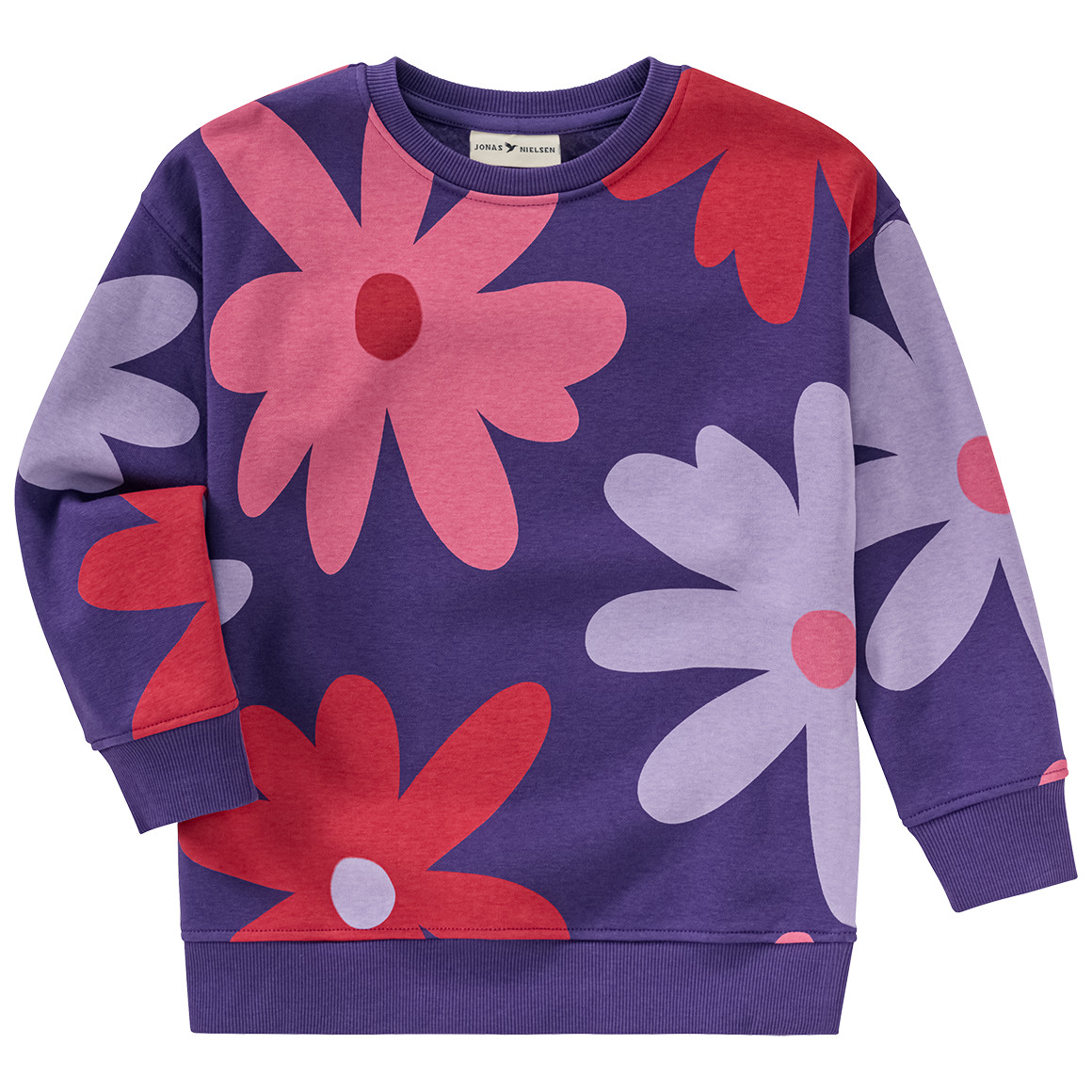 Bild von Mädchen Sweatshirt mit Blumen-Allover