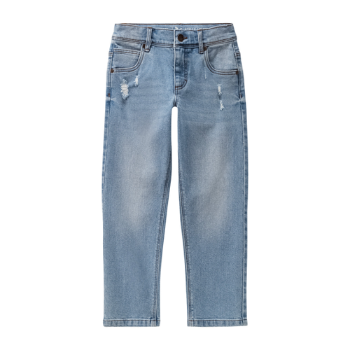 Bild von Jungen Straight-Jeans mit Destroyed-Effekten – Stilvoll und Praktisch