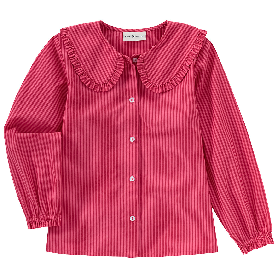 Bild von Mädchen Bluse mit Bubikragen