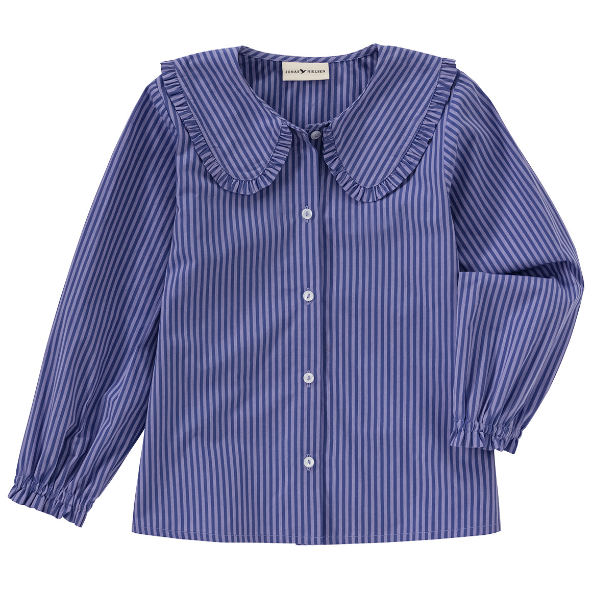 Bild von Mädchen Bluse mit Bubikragen