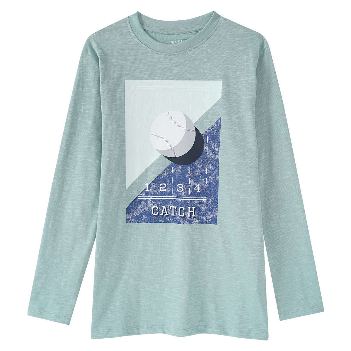 Bild von Jungen Langarmshirt mit Baseball-Motiv