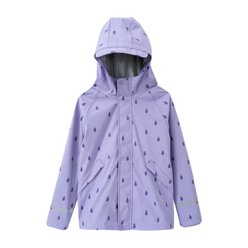 Bild von Kinder Regenjacke mit Regentropfen-Muster