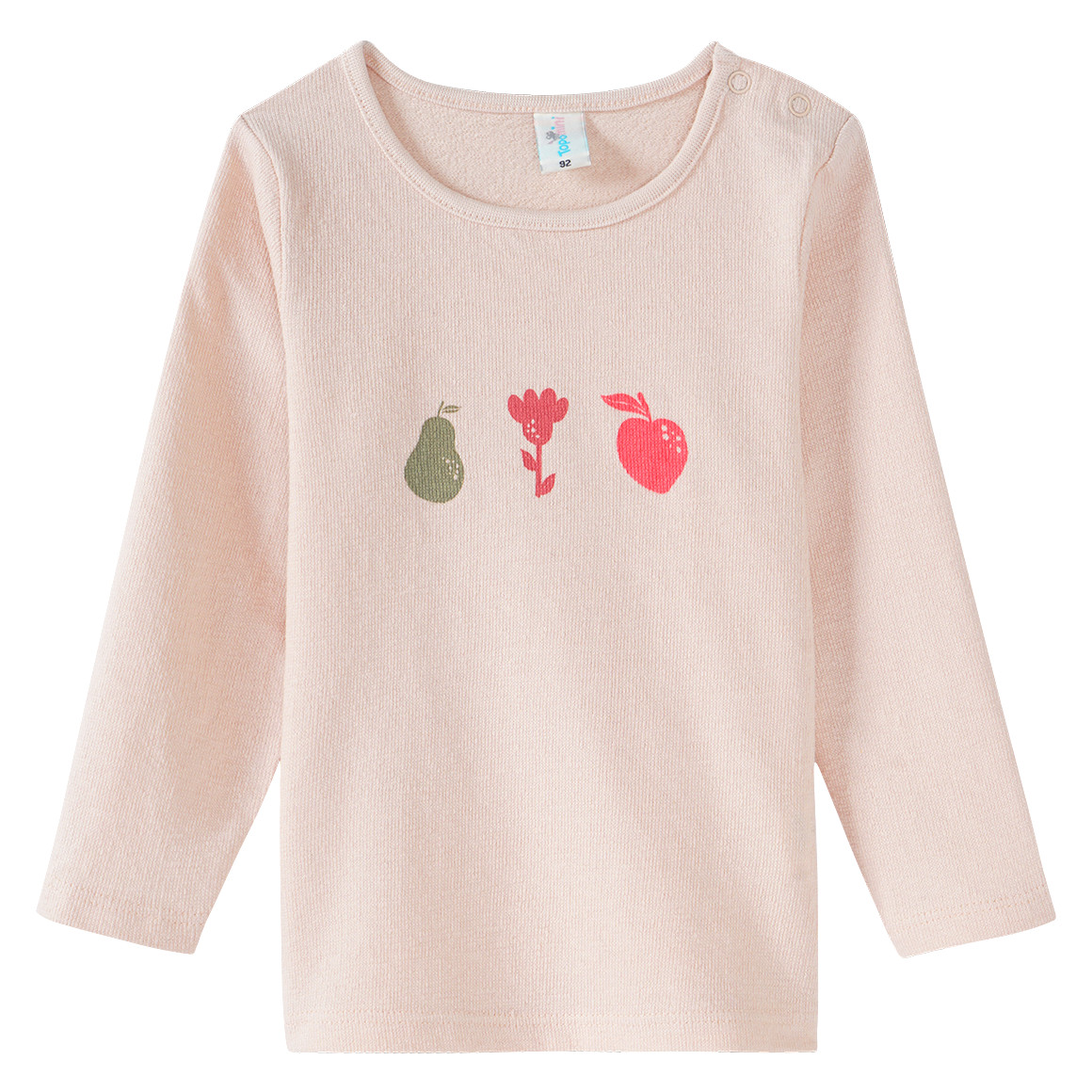 Bild von Baby Langarmshirt mit Obst-Print