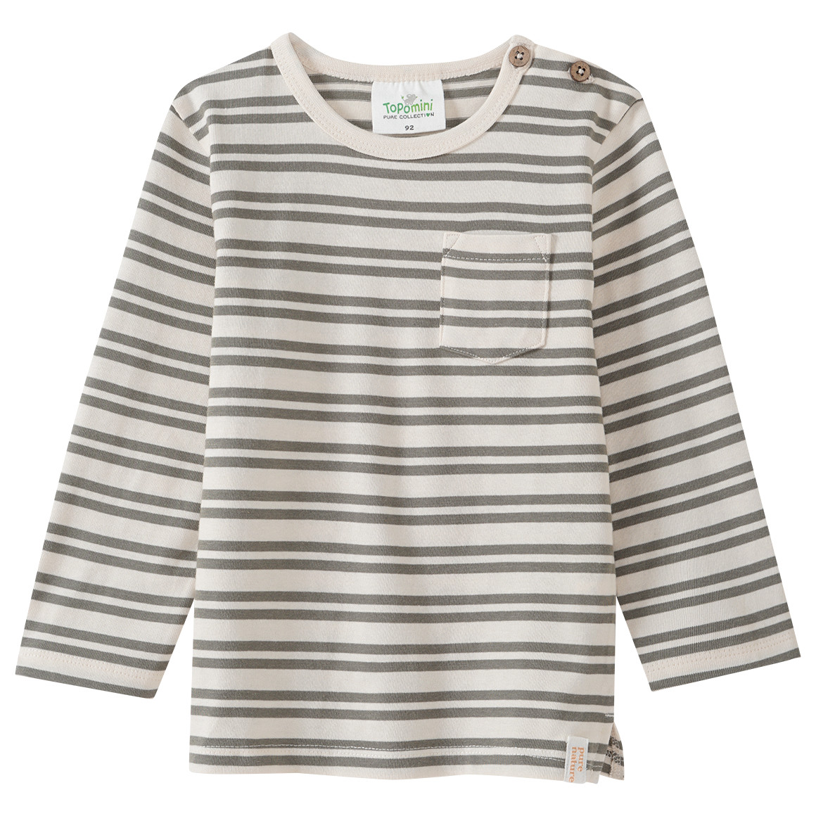 Bild von Baby Langarmshirt mit Streifen