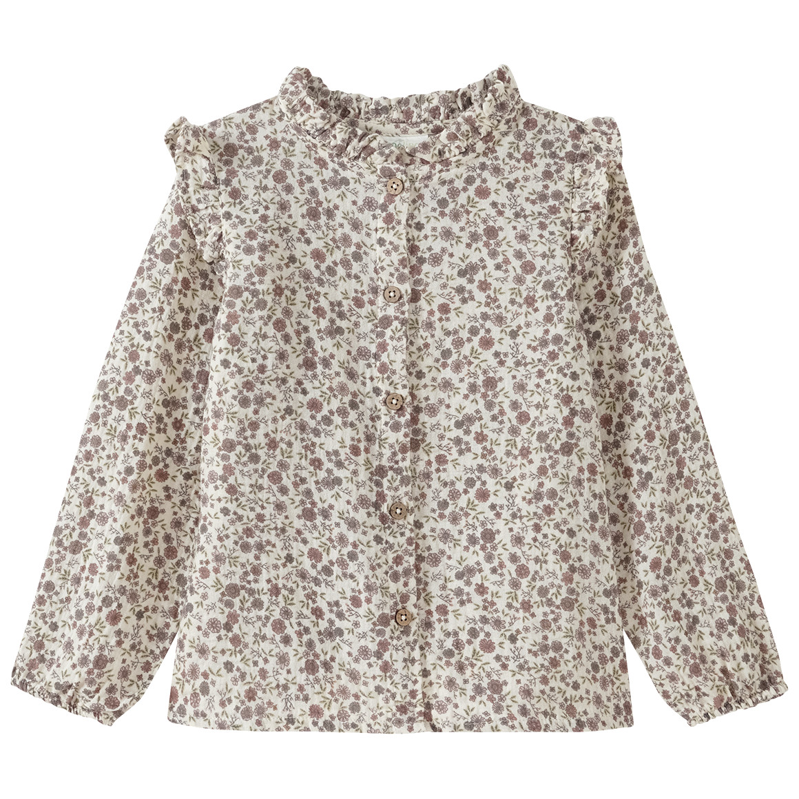 Bild von Mädchen Musselin-Bluse mit Rüschen
