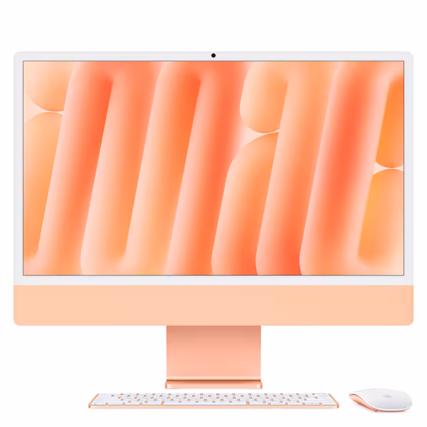 Bild von Apple iMac Orange CZ1EV-02200100 - 61cm(24‘‘) M4 10-Core CPU, 10-Core GPU, 32GB RAM, 1TB SSD, Nanotexturglas, Magic Keyboard TID