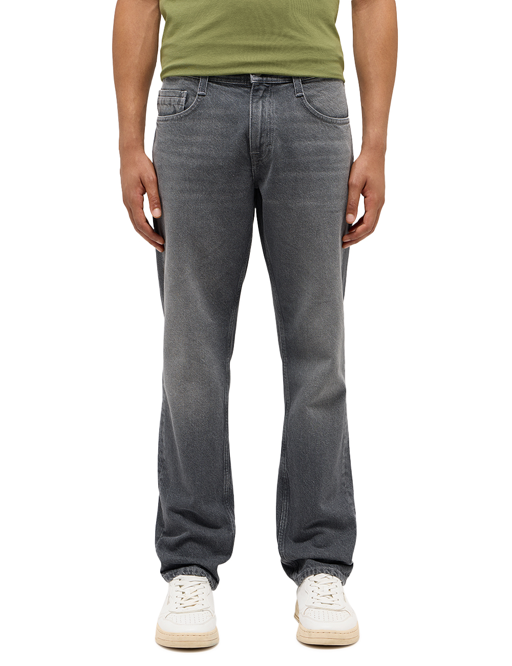 Bild von Mustang Jeans Denver Straight ohne Stretch stone grey extra lang