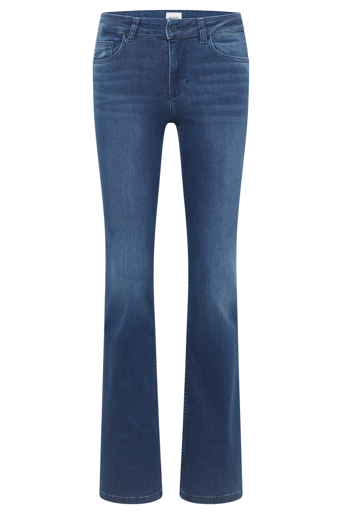 Bild von Mustang Jeans Damen Style Shelby Slim Boot mit hohem Stretchanteil mittelblau