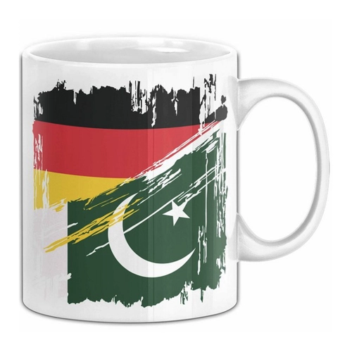 Bild von Trendation Tasse Pakistan Deutschland Flagge – Die perfekte Tasse für Halb Deutsche und Halb Pakistaner