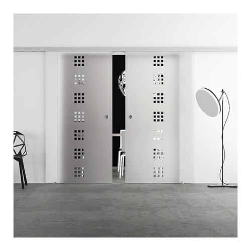 Bild von Levidor Doppelglasschiebetür Komplettset 2x 90 x 205 cm Frankfurt – Elegante Raumgestaltung
