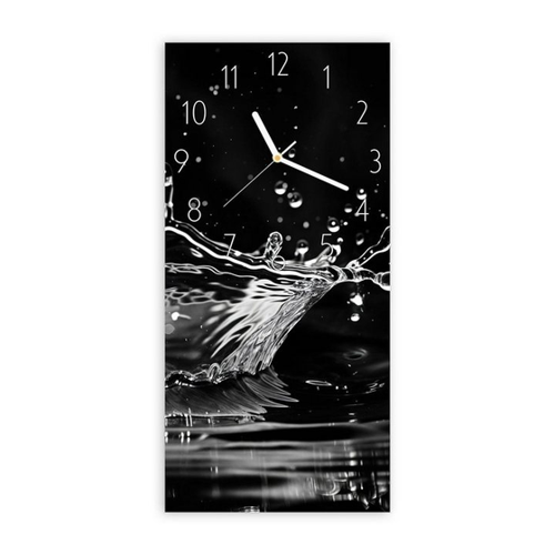 Bild von Primedeco Wanduhr Glasuhr Wandkunst – Eleganz trifft Funktionalität