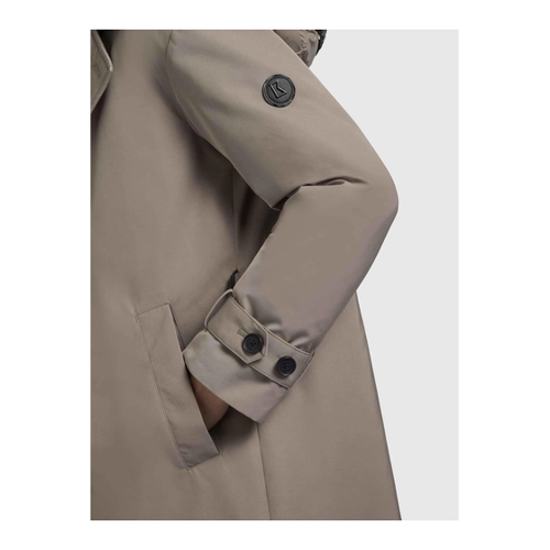 Bild von khujo Damen Wintermantel „Elena-YM“ – Warmer Trenchcoat für kalte Tage