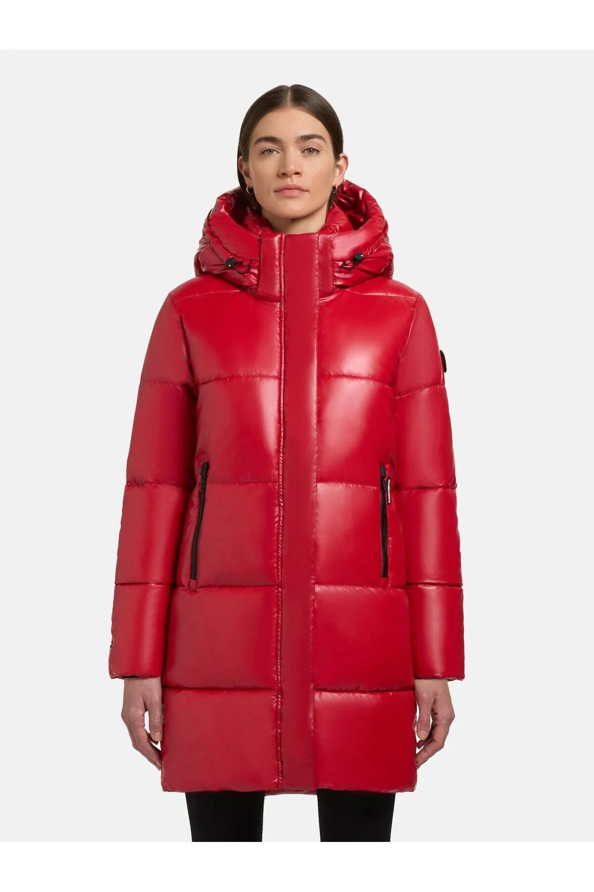 Bild von khujo Steppmantel Haya Shiny-YM Wasserdichter gesteppter Damen Winter Kurzmantel
