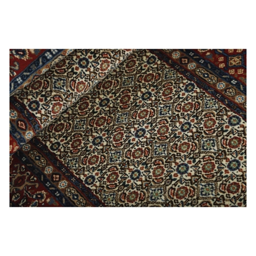 Bild von Nain Trading Orientteppich Moud Mahi 75x199 Handgeknüpfter Orientteppich / Perserteppich Läufer