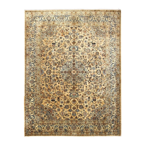Bild von Nain Trading Orientteppich Täbriz 295x384 Handgeknüpfter Orientteppich / Perserteppich