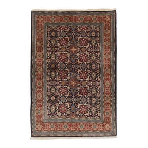 Bild von Eleganter Indo Sarough Teppich – Kunstwerk aus Wolle