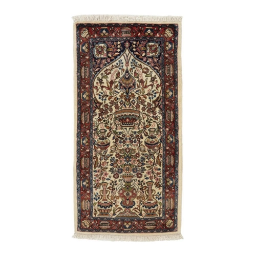 Bild von Nain Trading Orientteppich Sarough 64x133 - Handgeknüpfter Luxus für Ihr Zuhause