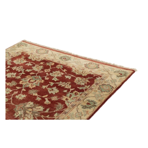 Bild von Nain Trading Orientteppich Indo Täbriz 134x189 – Handgeknüpfter Orientteppich