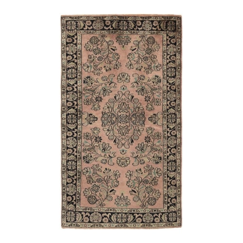 Bild von Nain Trading Orientteppich Indo Sarough 90x158 Handgeknüpfter Orientteppich