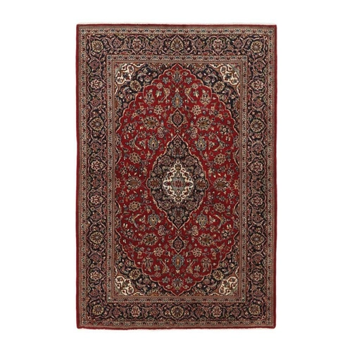 Bild von Nain Trading Orientteppich Keshan 140x219 - Handgeknüpfter Perserteppich