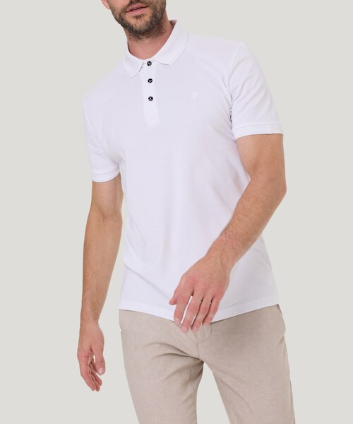 Bild von Pioneer Authentic Jeans Poloshirt, mit Logostickerei