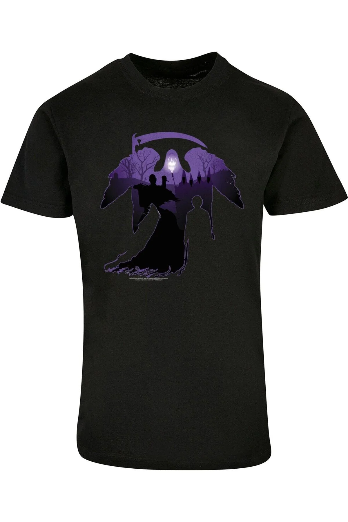 Bild von ABSOLUTE CULT Harry Potter Friedhofssilhouette Basic T-shirt für Herren - M