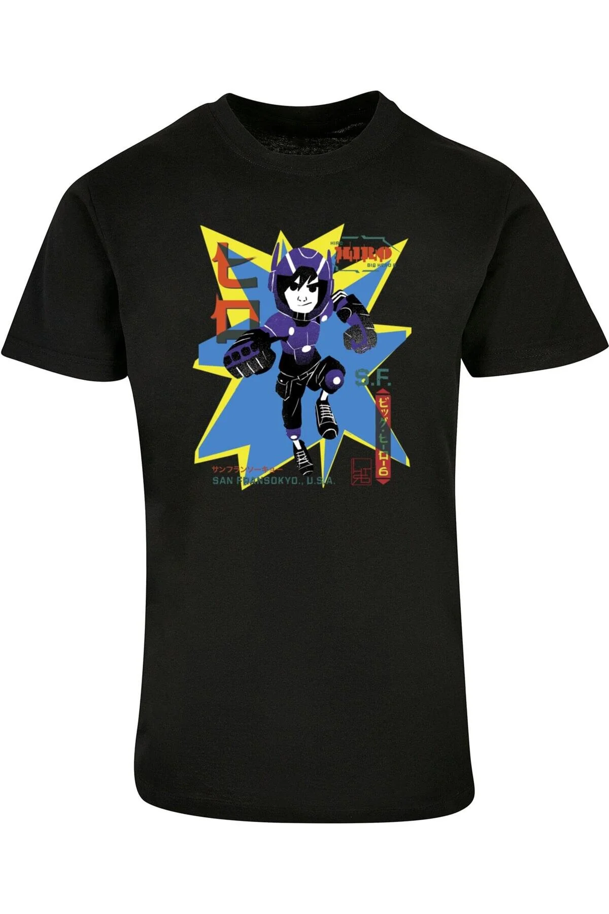 Bild von ABSOLUTE CULT Big Hero 6 Hiro Manga Basic T-shirt für Herren - 3XL