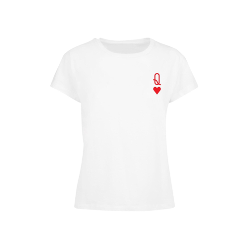Bild von Merchcode Hugs & Love Herzkönigin Box Tee für Damen - 5XL