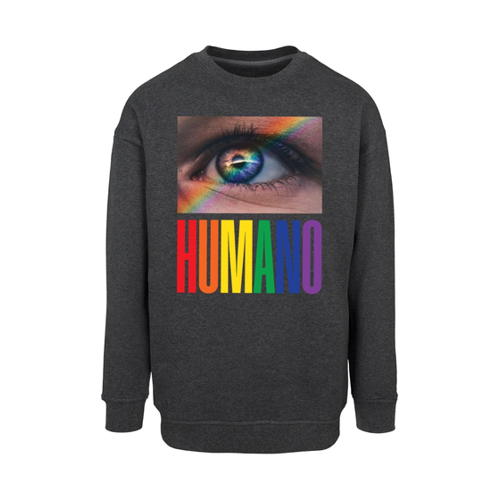 Bild von Merchcode Umarmungen & Liebe Menschlicher Regenbogen Sweat Crewneck für Herren - 2XL