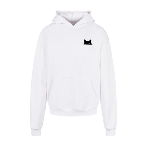 Bild von Merchcode Halloween Katzen-Kapuzenpulli für Herren - XS