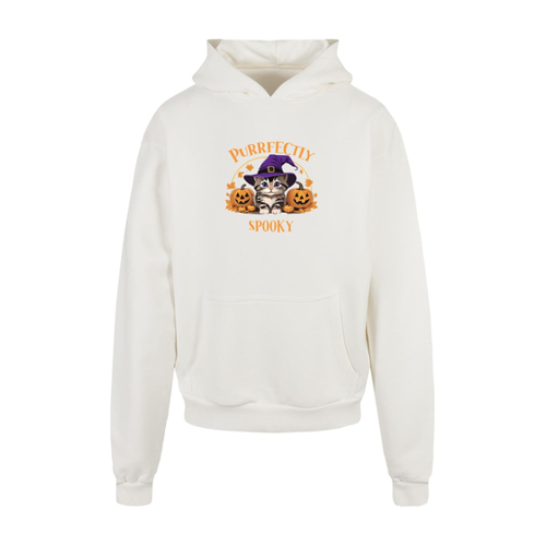 Bild von Merchcode Halloween Purrfectly Spooky Katze Hoody für Herren - XL