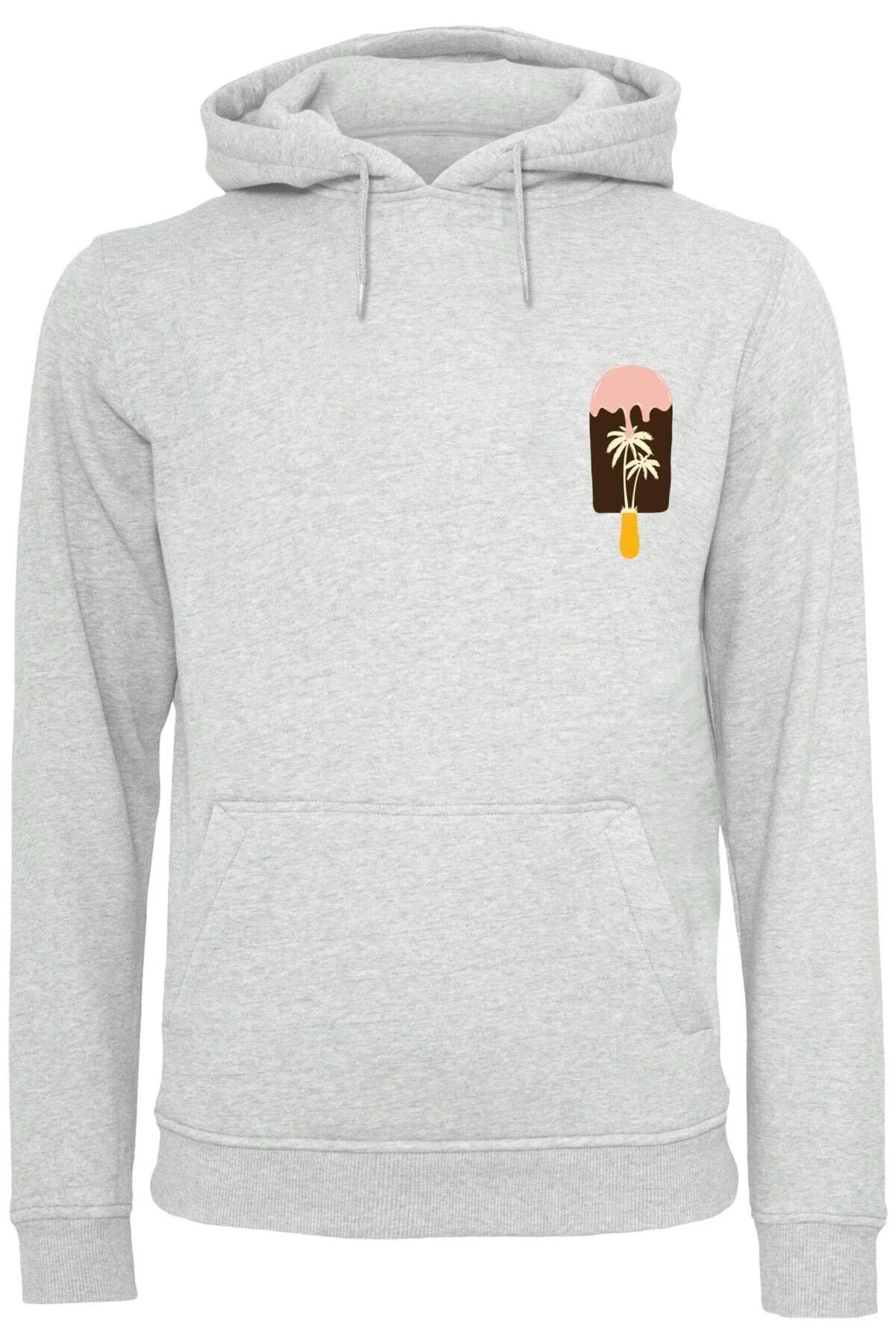 Bild von Merchcode Sommer Icecream Fitted Heavy Hoody für Herren - 5XL