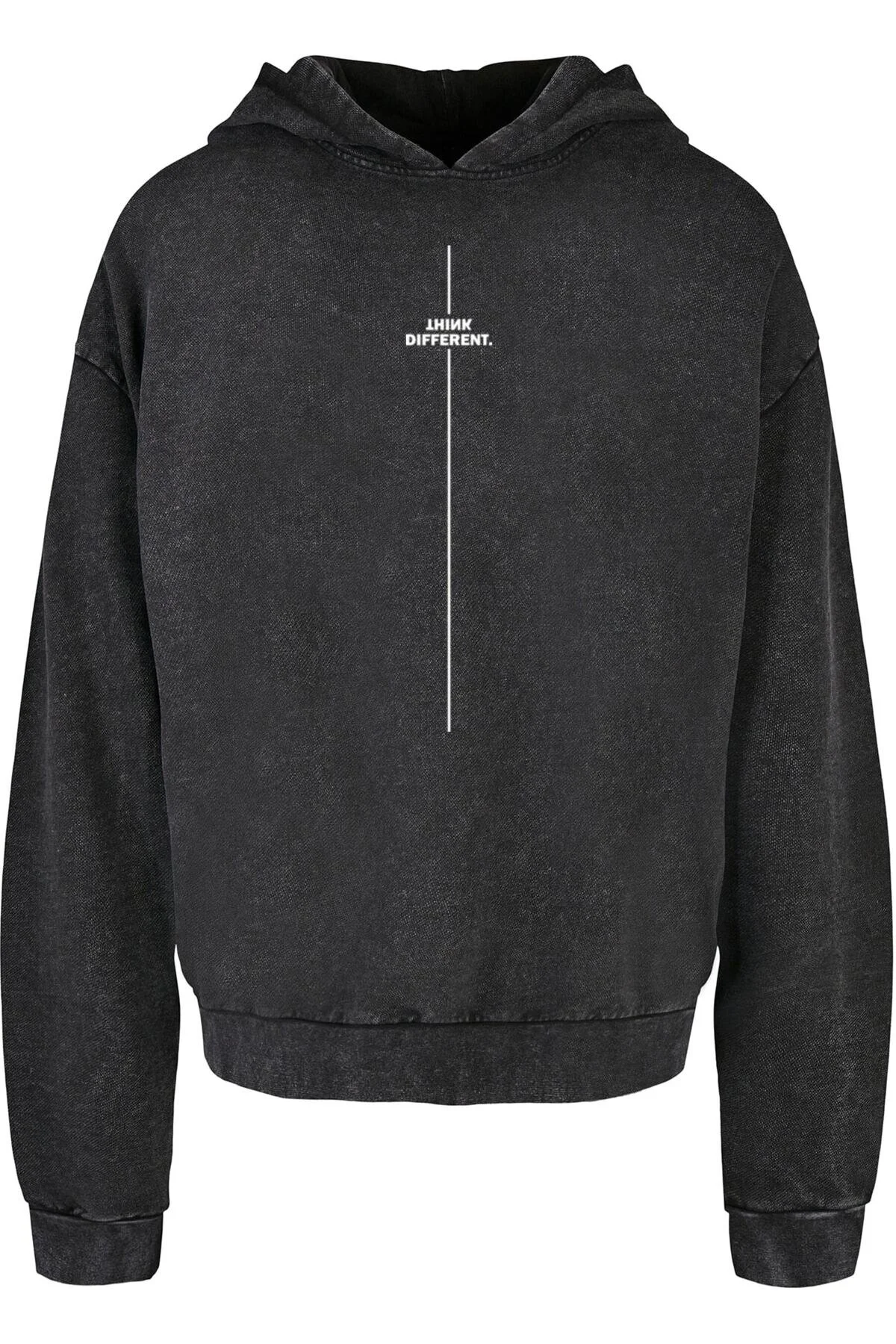 Bild von Merchcode Think Different Acid Washed Oversize Hoody für Herren - S