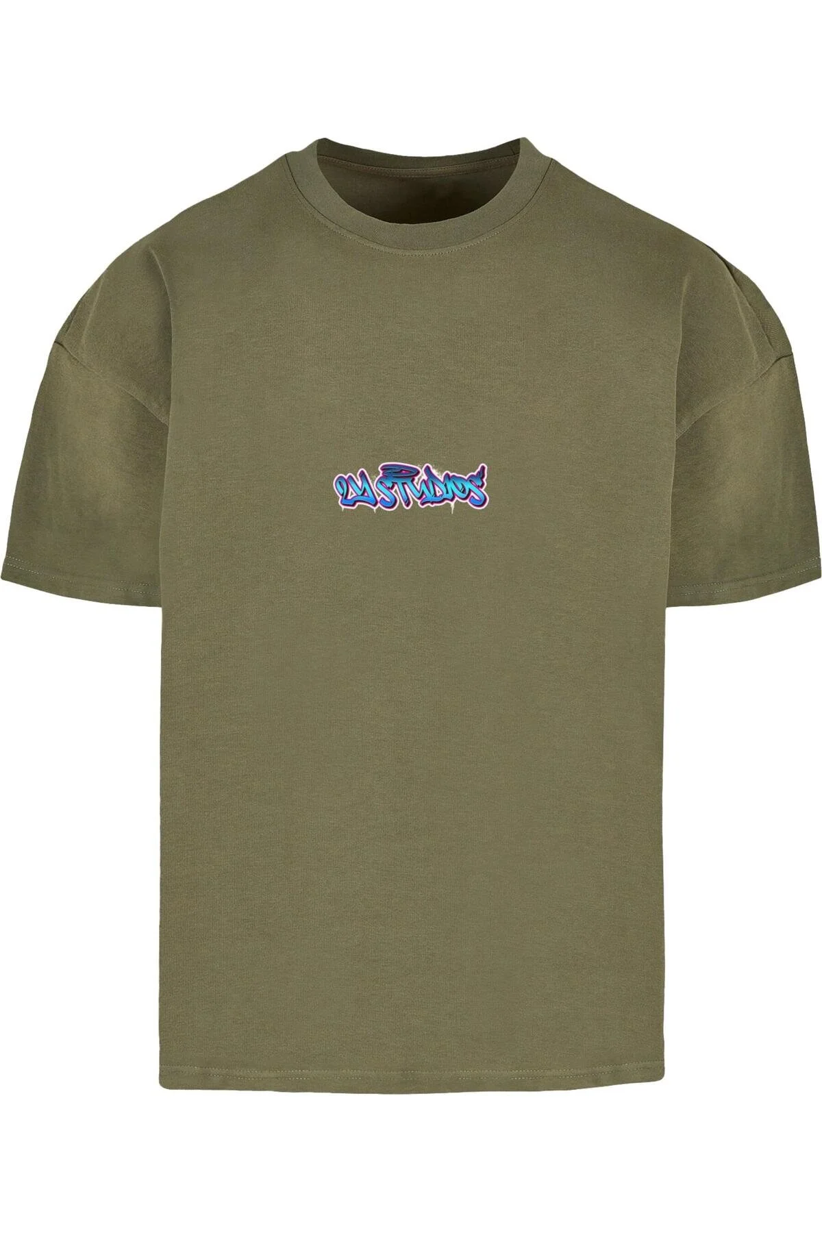 Bild von 2Y STUDIOS Graffiti Ultra Schweres Tee für Herren - 4XL