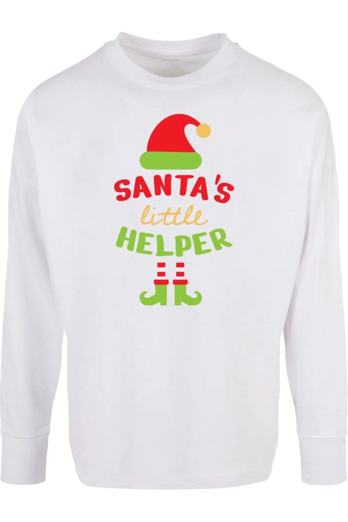 Bild von Merchcode Sweatshirt Weiß Oversized für Herren - 3XL