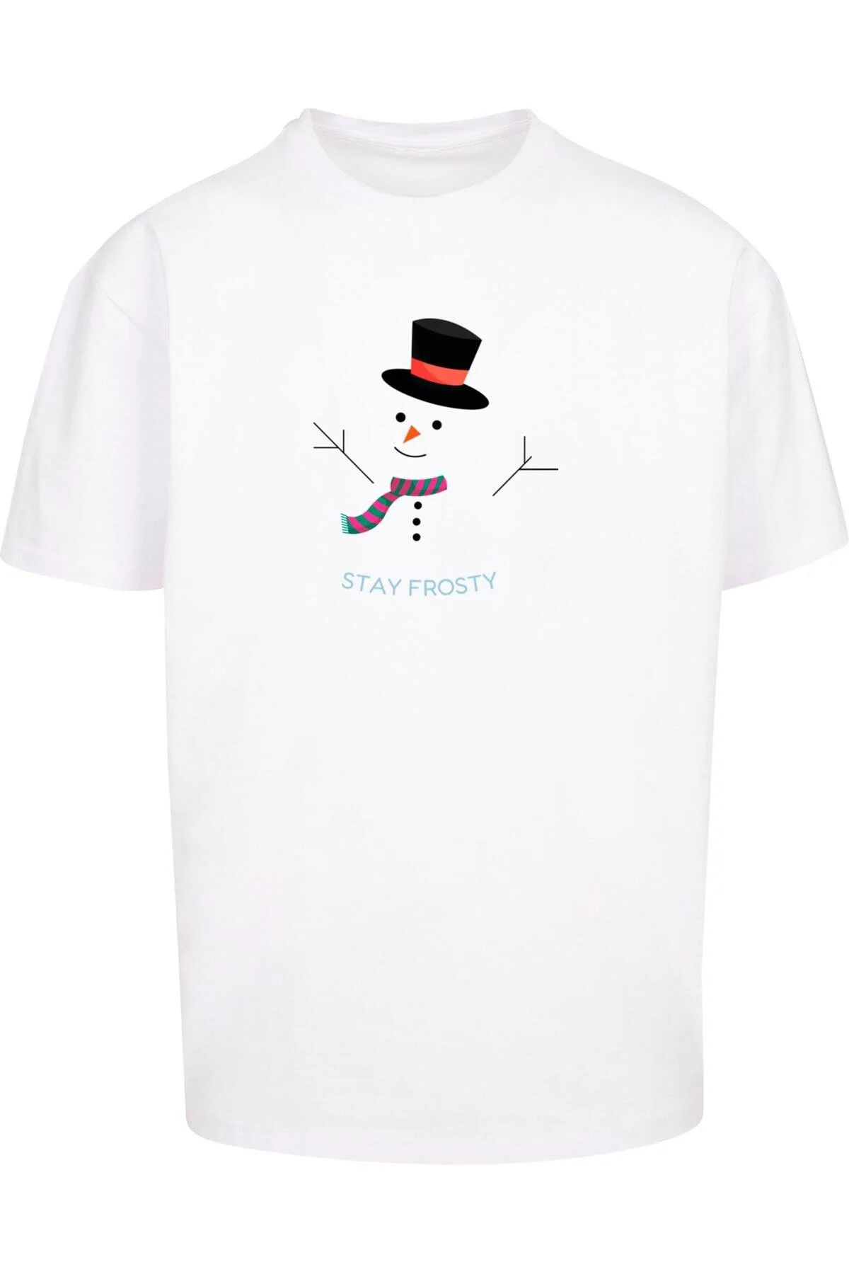 Bild von Merchcode Stay Frosty Schweres Oversize-t-shirt für Herren - S