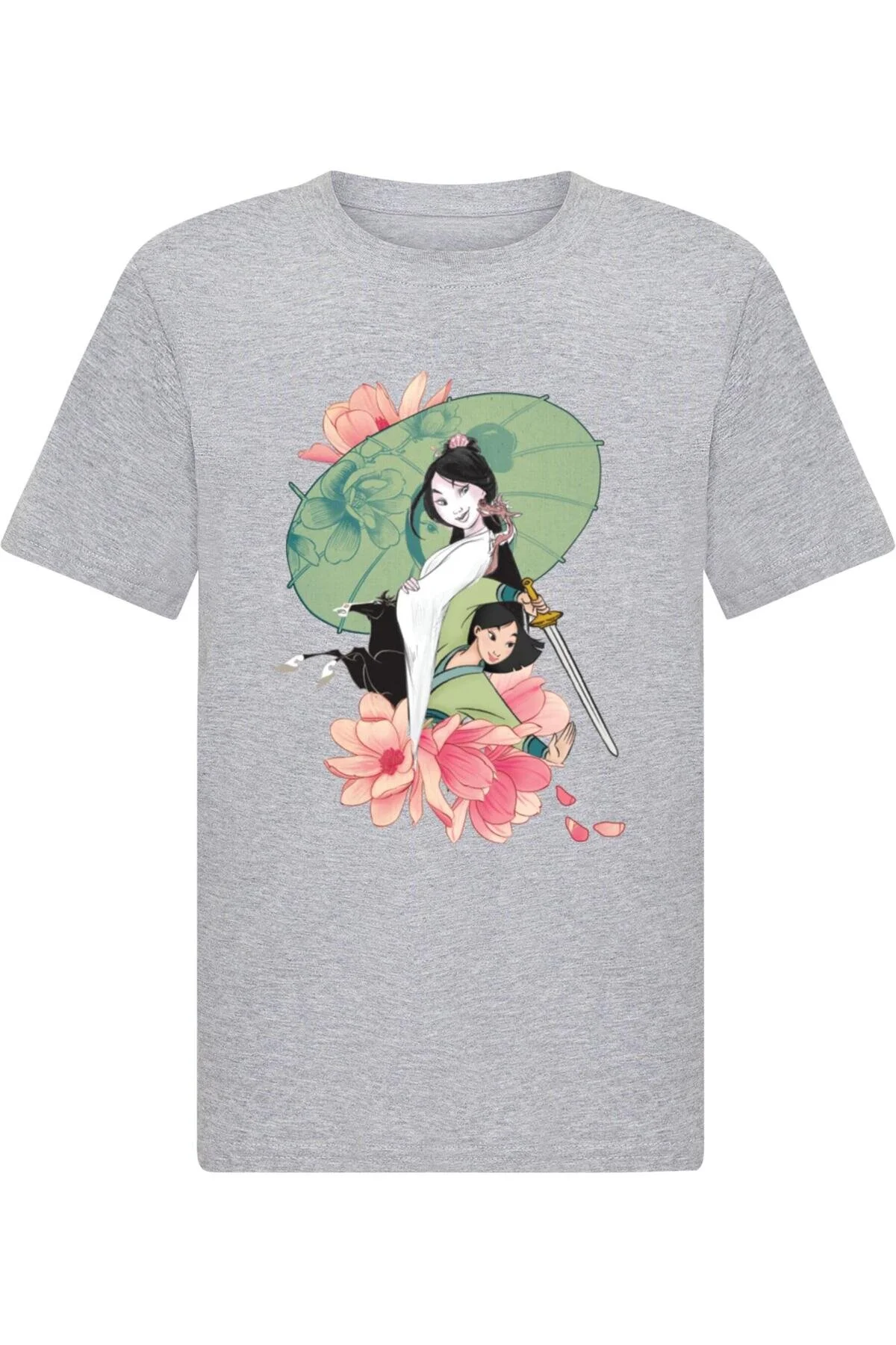 Bild von ABSOLUTE CULT Kids Mulan Magnolia Collage Basic Tee 2.0 für Herren - 110